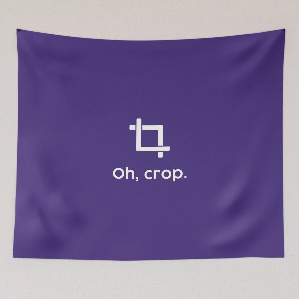 Item preview, Oh Crop designed and sold by WordvineMedia.