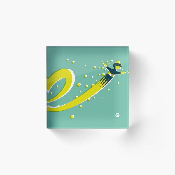 Super E (f) Acrylic Block