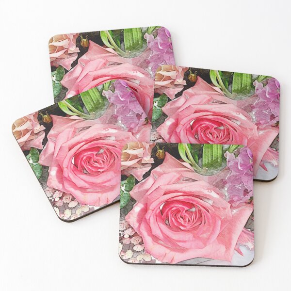 Item preview, "Essence Of Rose" | Bouquet Of Flowers designed and sold by LiseHoltArt.