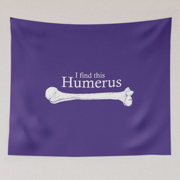 Item preview, humerus white designed and sold by WordvineMedia.