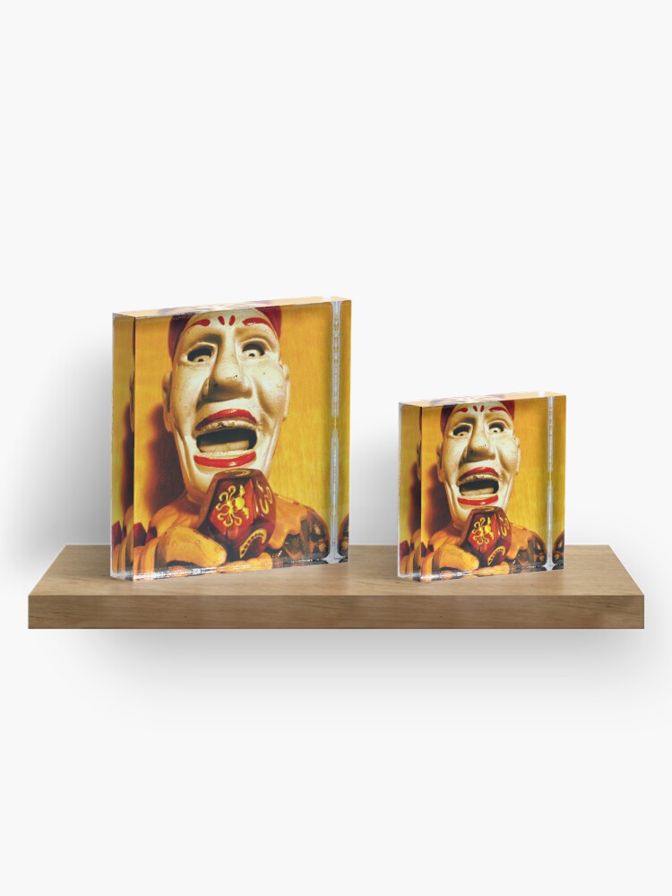 Thumbnail 4 of 5, Acrylic Block, The Klown in Yellow designed and sold by Craig Medeiros.