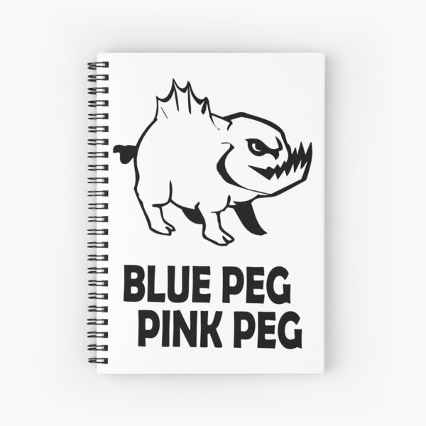 PiranhaPig Spiral Notebook
