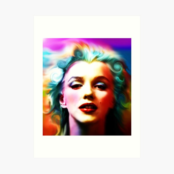 She is like a Rainbow Art Print