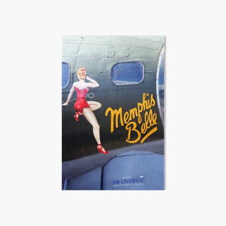 Memphis Belle Nose Art Art Board Print