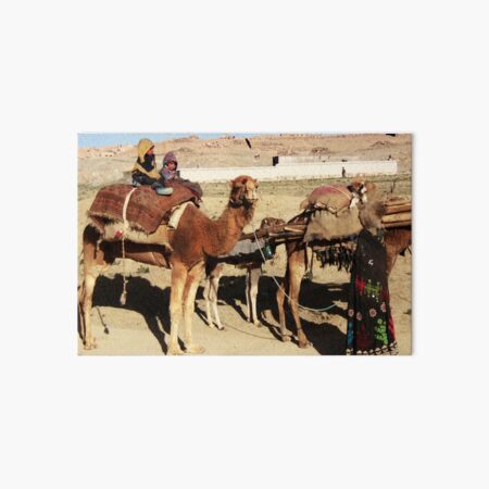 Family of wandering tribes (Afghanistan) Art Board Print