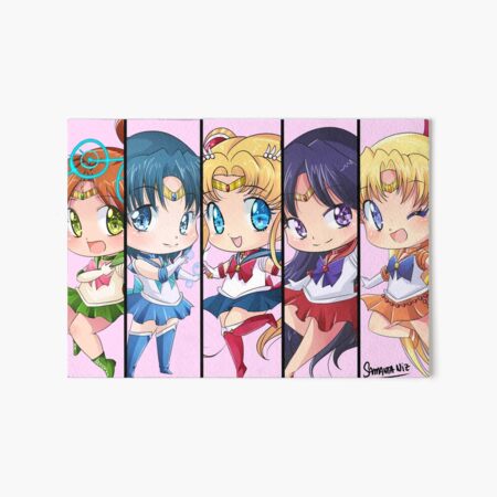 sailor moon chibis Art Board Print