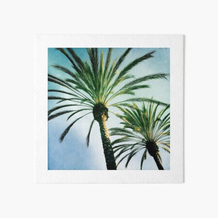 Two Palms Art Board Print