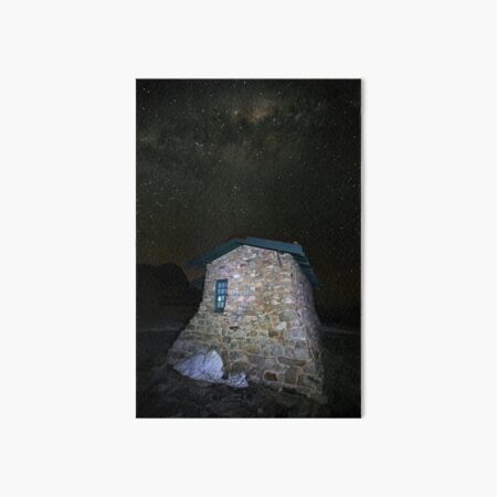 Star Filled Night, Seamans Hut, Mt Kosciusko, Australia Art Board Print