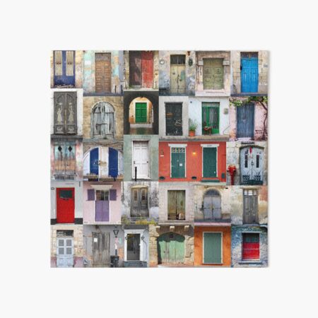 Thirty Doors Art Board Print