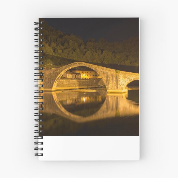 Item preview, Devil's Bridge, Barga Italy, at night designed and sold by Michael Dietrich.