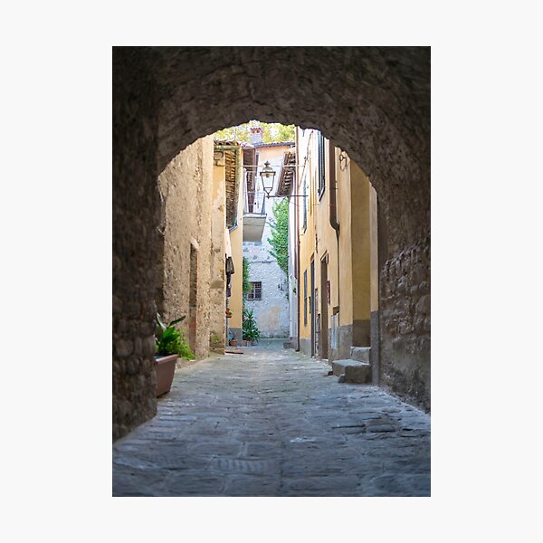 Item preview, Street Archway in Barga, Italy designed and sold by Michael Dietrich.