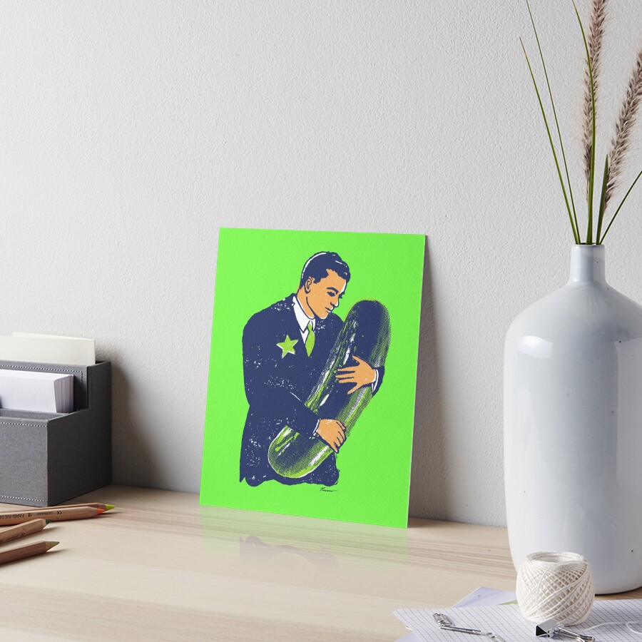 Hold The Pickle - American Oddities #3 Art Board Print