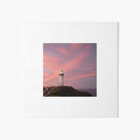 Byron Bay lighthouse Art Board Print