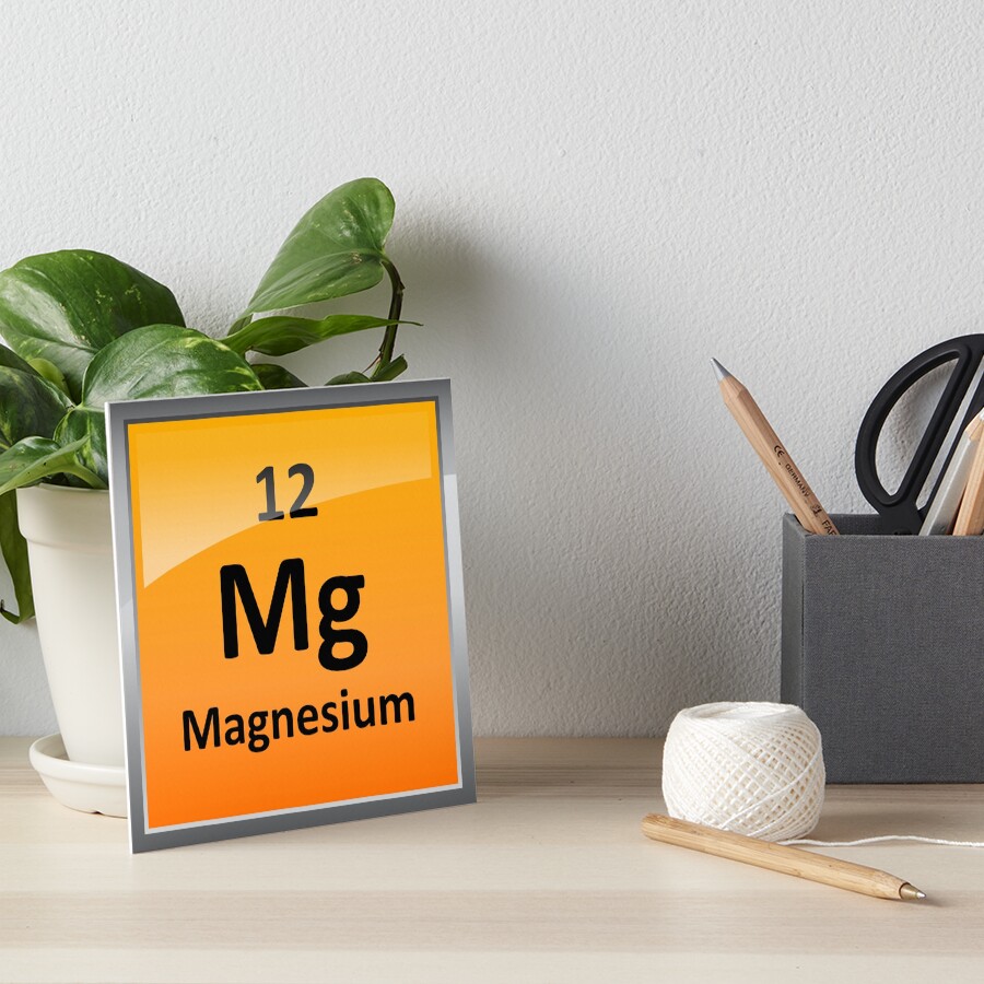 "Magnesium Element Tile Periodic Table" Art Board Print for Sale by