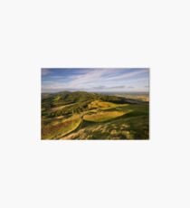 The Malvern Hills : British Camp Art Board Print