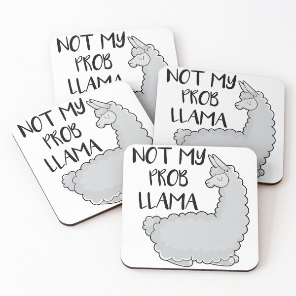 Item preview, Not My Probllama designed and sold by FontfulDesigns.