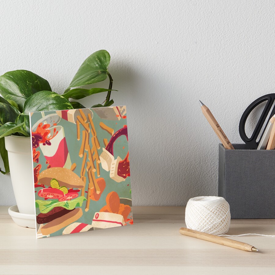 Item preview, Art Board Print designed and sold by shreddednettles.