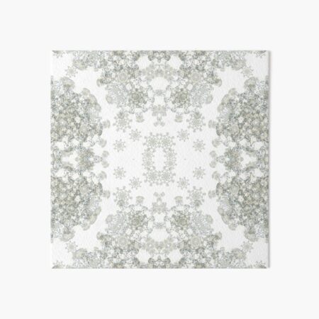 White ornamental textiles-Venus VIII Art Board Print