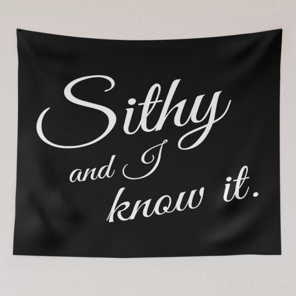 Item preview, Sithy and I Know It Lady Vader t-shirt designed and sold by FinnMagick.