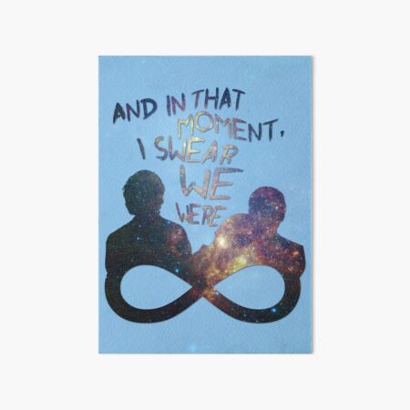 I Swear We Were Infinite II Art Board Print
