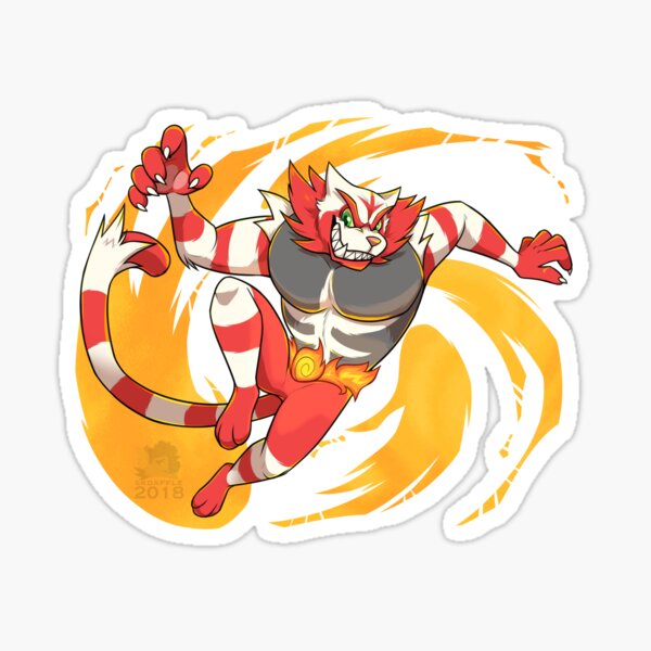 Shiny Incineroar Sticker