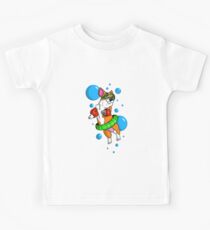 Camiseta para niños Nadador Corgi