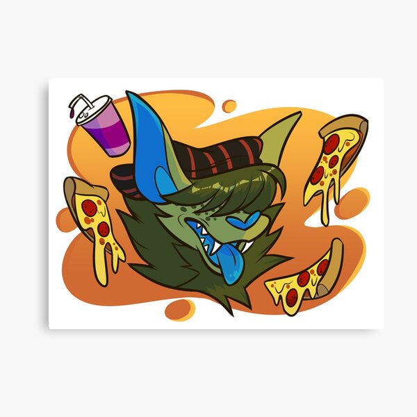 Pizza Time Giso Canvas Print