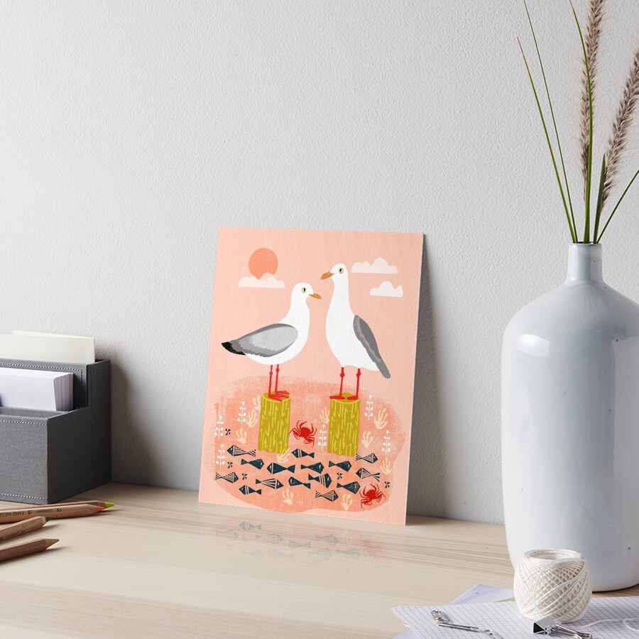 Item preview, Art Board Print designed and sold by papersparrow.