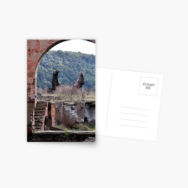 Lithgow Blast Furnace - Slag Dump Postcard