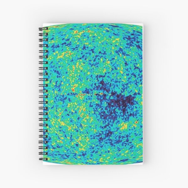 Cosmic microwave background. First detailed "baby picture" of the universe. #Cosmic, #microwave, #background, #BabyPicture, #universe Spiral Notebook
