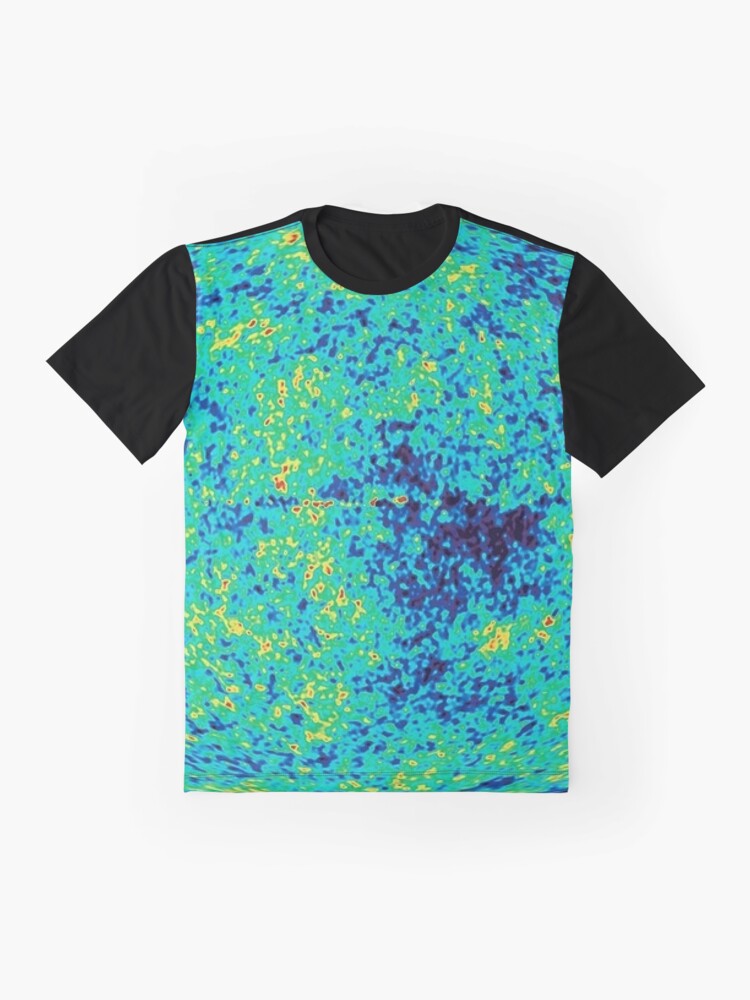 Alternate view of Cosmic microwave background. First detailed "baby picture" of the universe. #Cosmic, #microwave, #background, #BabyPicture, #universe Graphic T-Shirt