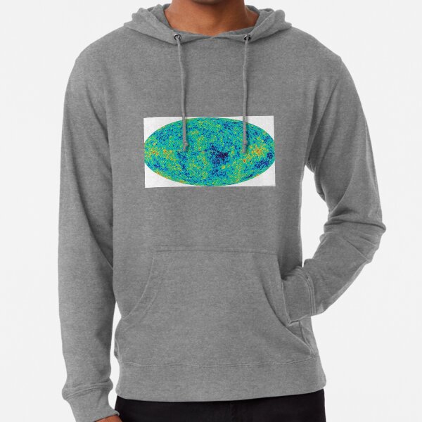 Cosmic microwave background. First detailed "baby picture" of the universe. #Cosmic, #microwave, #background, #BabyPicture, #universe Lightweight Hoodie