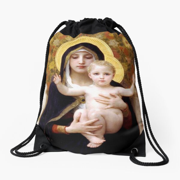 Virgen maria de los lirios Mochila saco