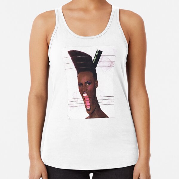 Grace Jones - Slave to the Rhythm Racerback Tank Top