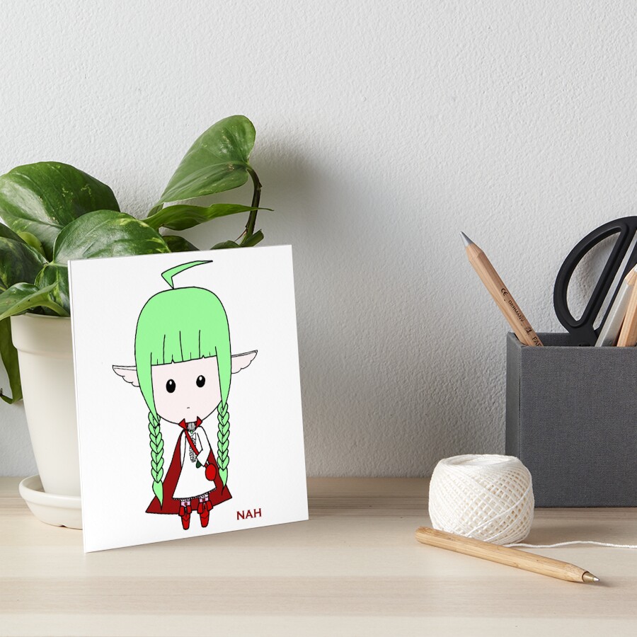 Nah Art Board Print