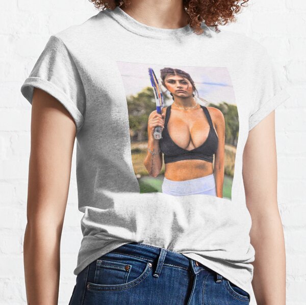Mia Khalifa Inspired Artwork, Mia Khalifa Colored Pencil and Pastel Art 4 Classic T-Shirt