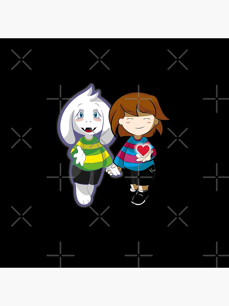 Frisk and Asriel  One of the wallpapers I drew for my monthly