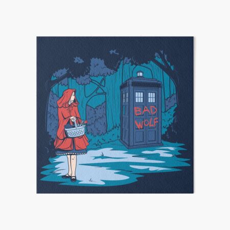 Big Bad Wolf Art Board Print