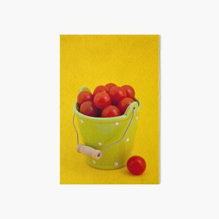 Bucket of cherry tomatoes Art Board Print