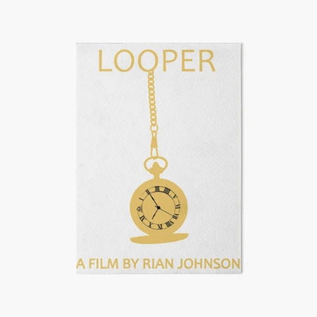 Looper Minimalist Movie Design Art Board Print