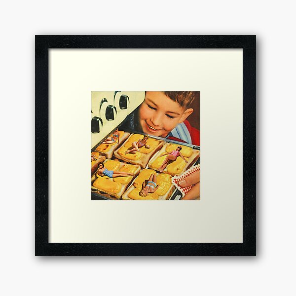 Girls on toast Framed Art Print