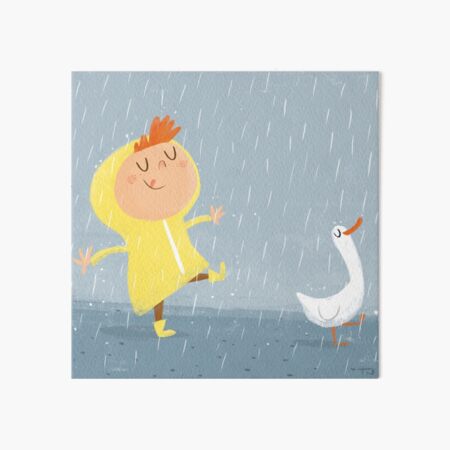 Nice weather for ducks Art Board Print