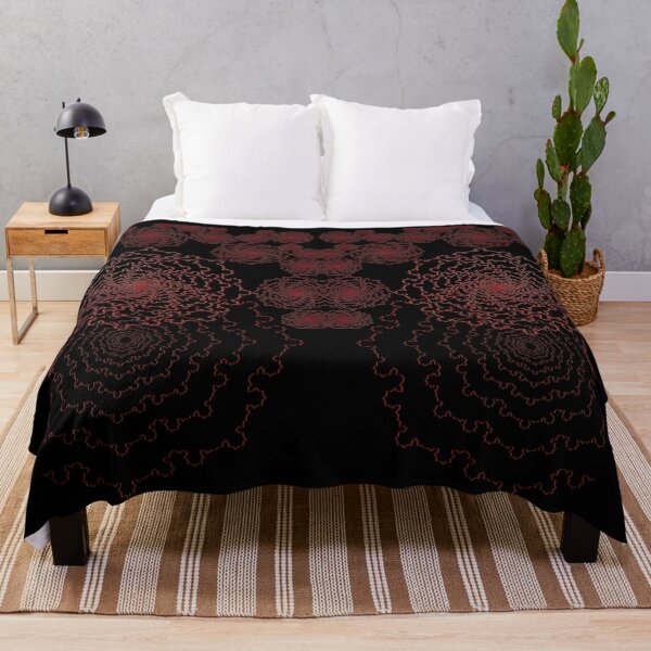 MandelFractal Throw Blanket