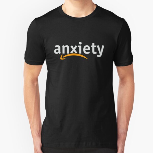Anxiety Amazon Logo Slim Fit T-Shirt