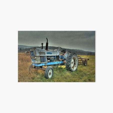 Ford Tractor Art Board Print