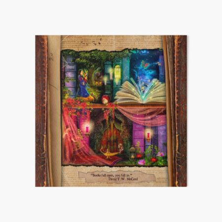 The Curious Library Calendar - May Art Board Print