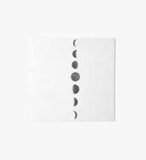 Moon Phases Art Board Print