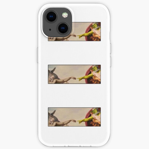 Shrek hands of God iPhone Soft Case