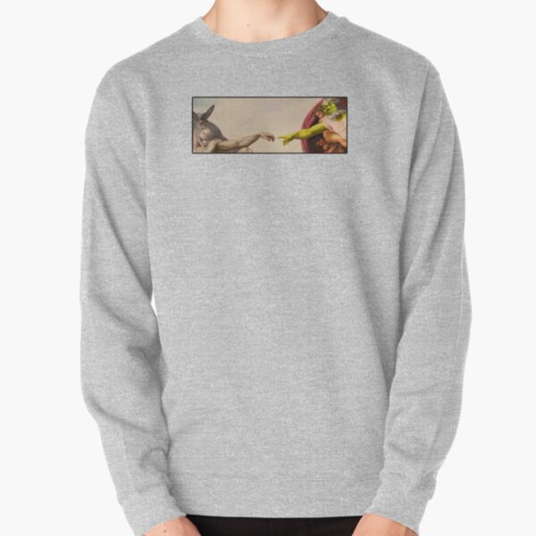 Shrek hands of God Pullover Sweatshirt