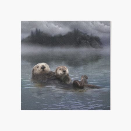 Spirit Otter Art Board Print